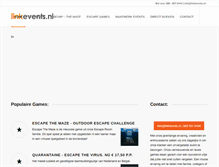 Tablet Screenshot of linkevents.nl